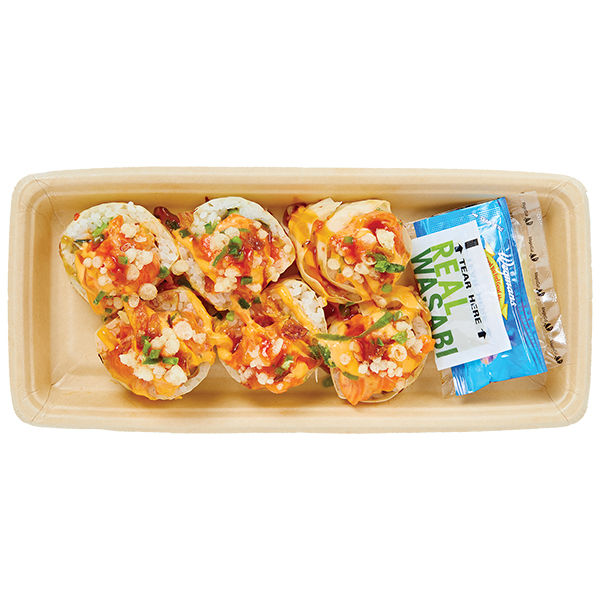 Wegmans Spicy King Salmon Volcano Roll 6 Oz