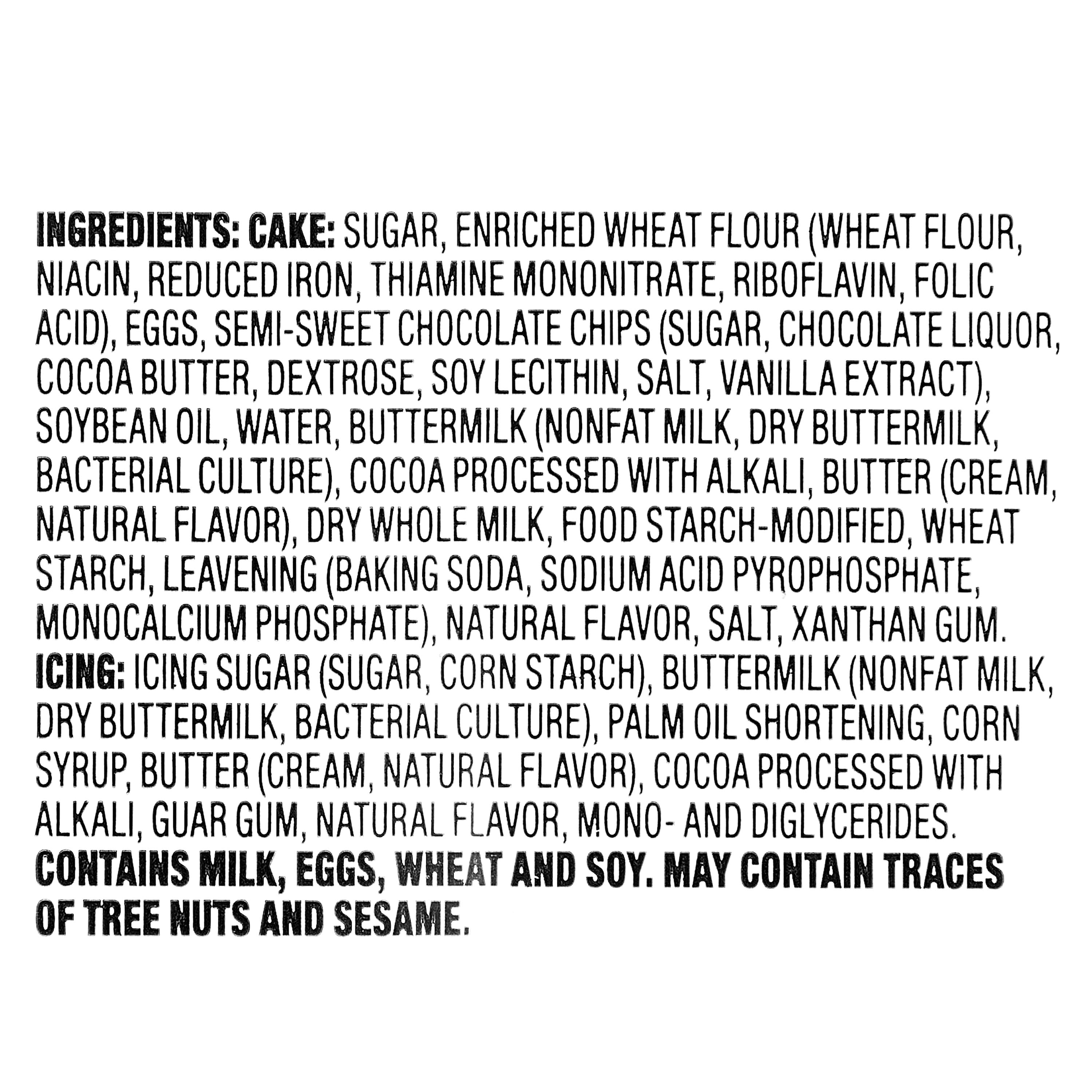 Iced Double Chocolate Sliced Loaf Cake 14.1 Oz 8 Count Marketside