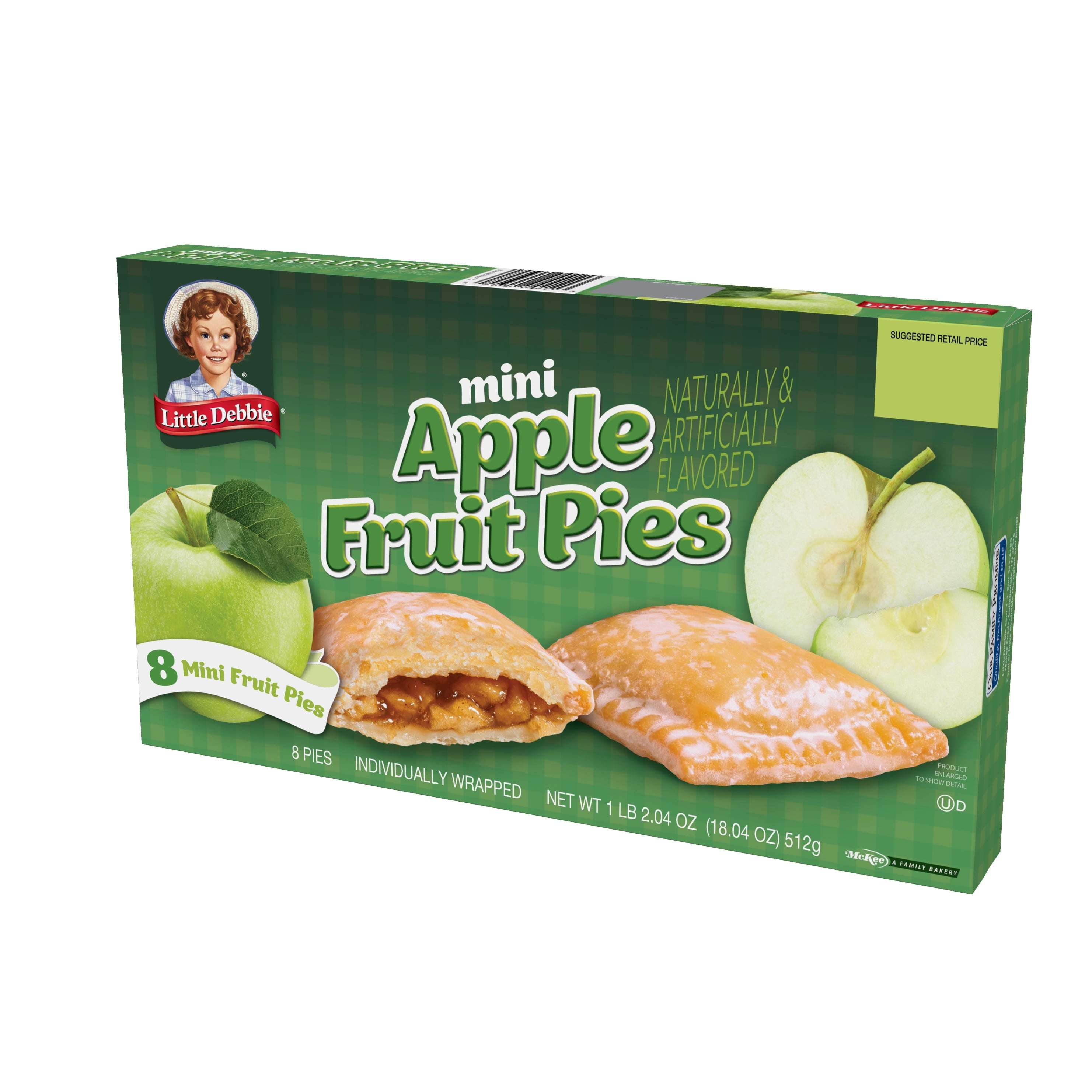 Apple Fruit Pies 18.04 Oz 8 Count Little Debbie