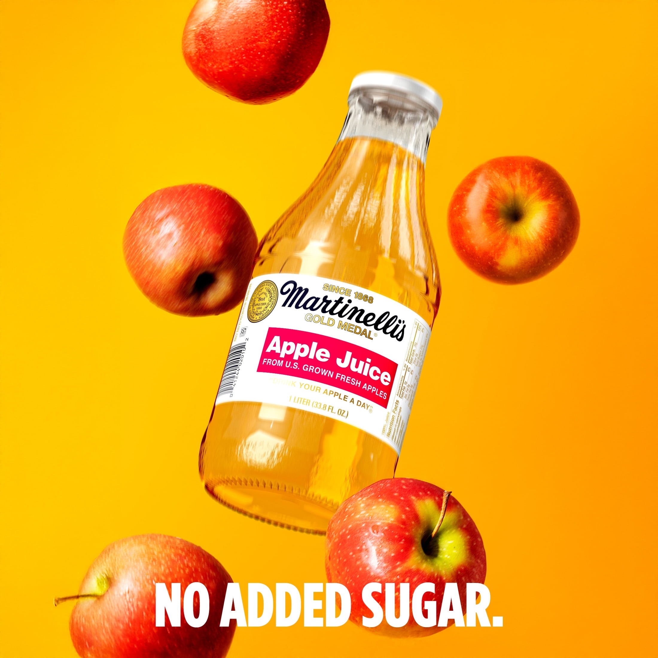Martinelli's Gold Medal 100% Apple Juice Pulp-Free 33.8 fl oz
