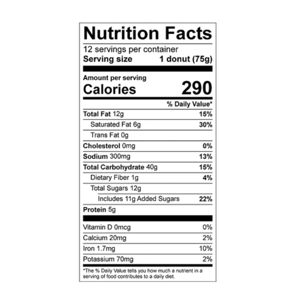 Assorted Ring Donuts 12 Oz 12 Count Freshness Guaranteed