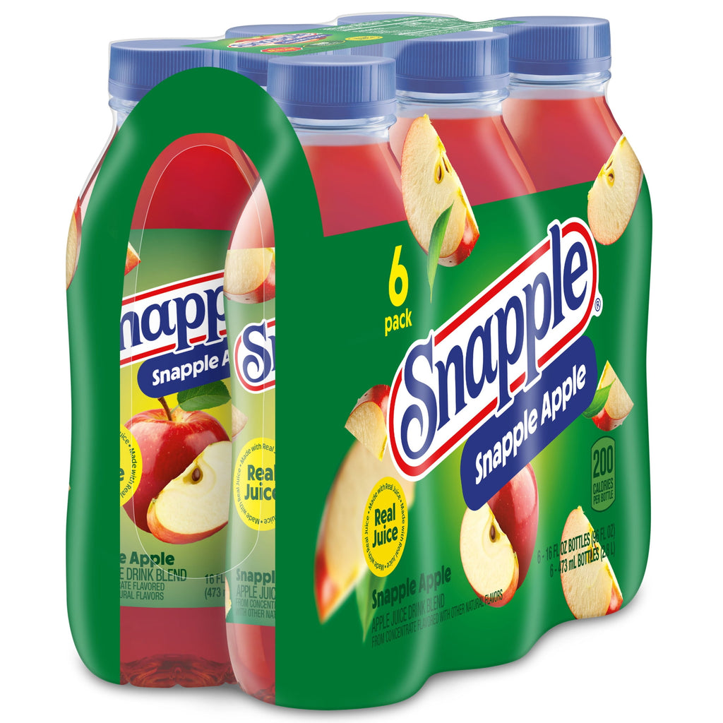 Snapple Apple Juice Drink 16 fl oz 6 Pack