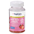 TopCare Health Hair Skin & Nails Gummies 2500 mcg Strawberry 80 Ct