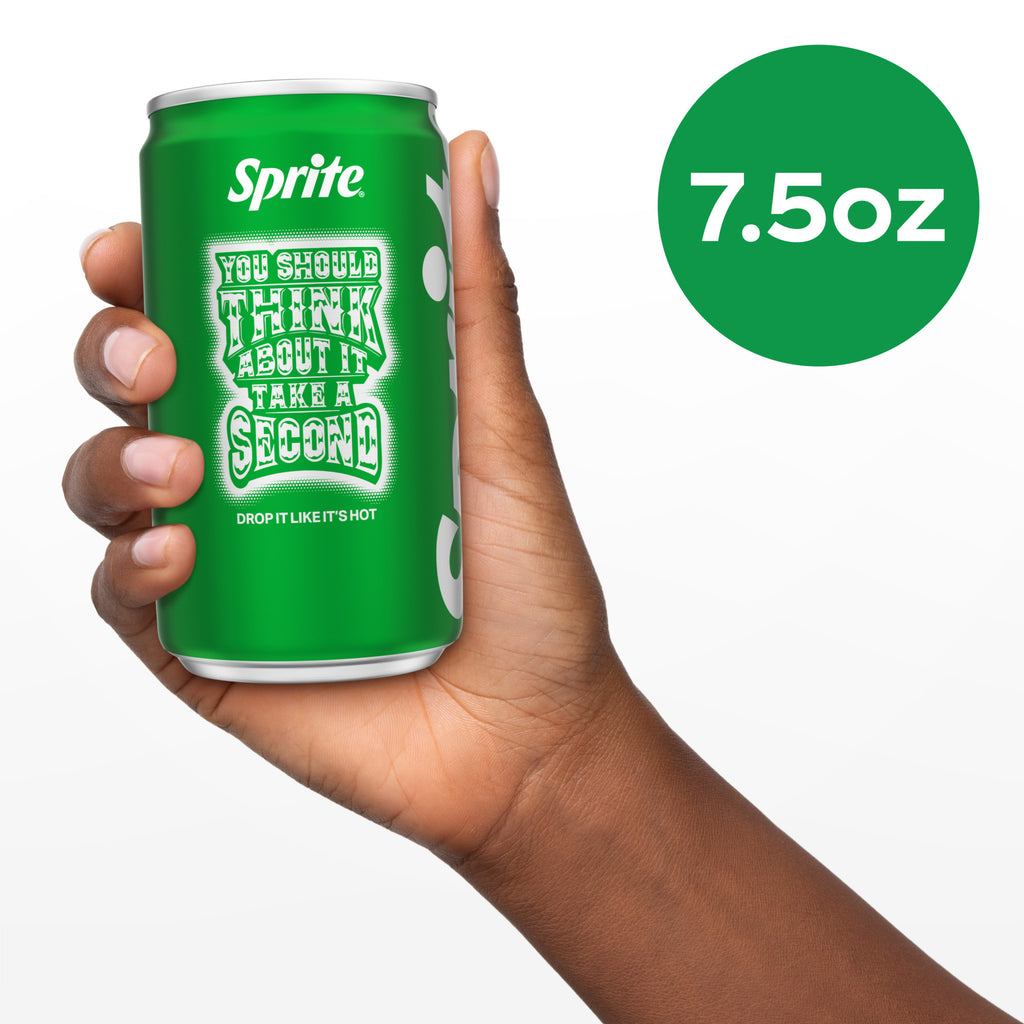 Sprite Lemon-Lime Caffeine Free Soda Pop Mini Cans 7.5 Fl Oz 6 Pack