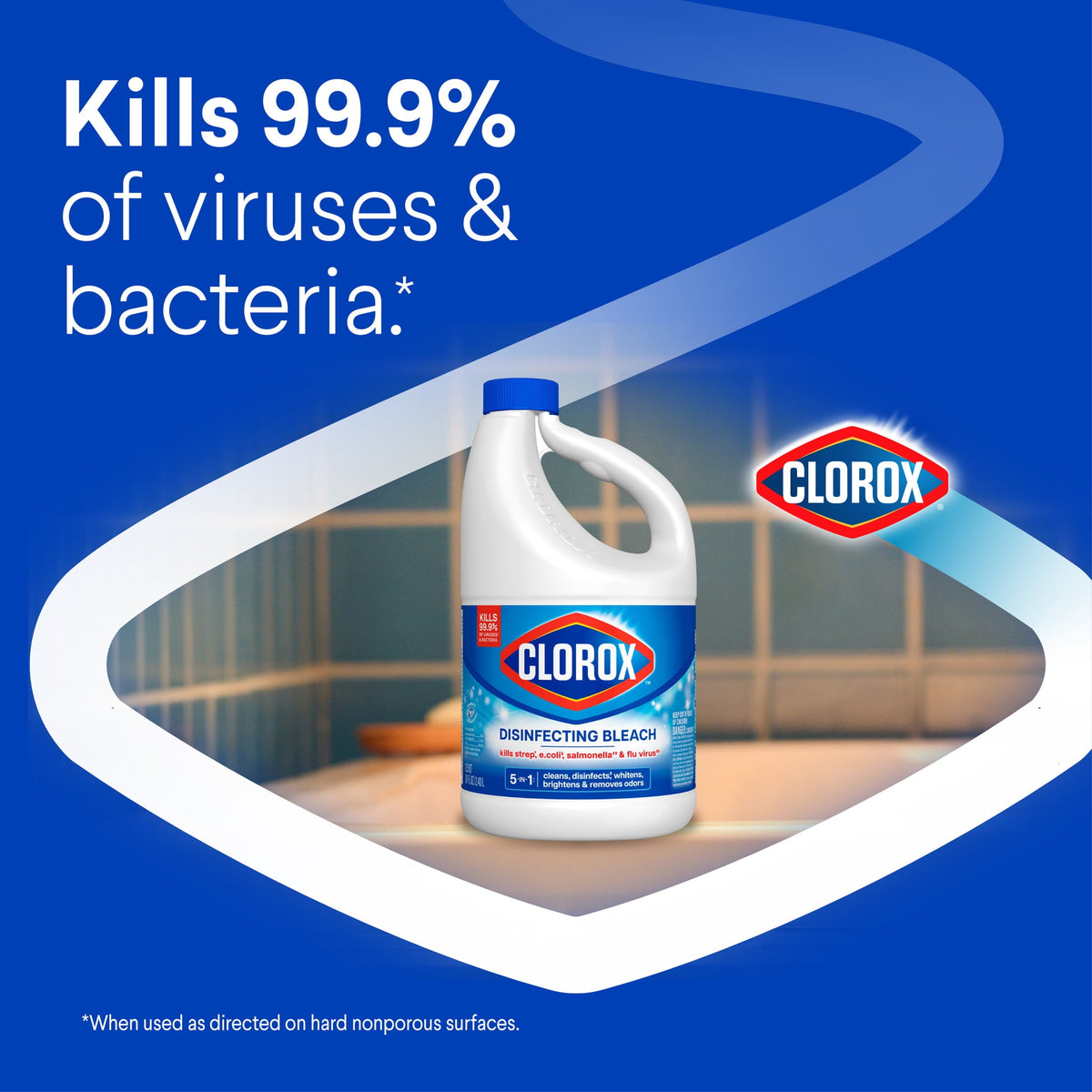 Clorox Disinfecting Liquid Bleach Cleaner Regular Scent 81 fl oz