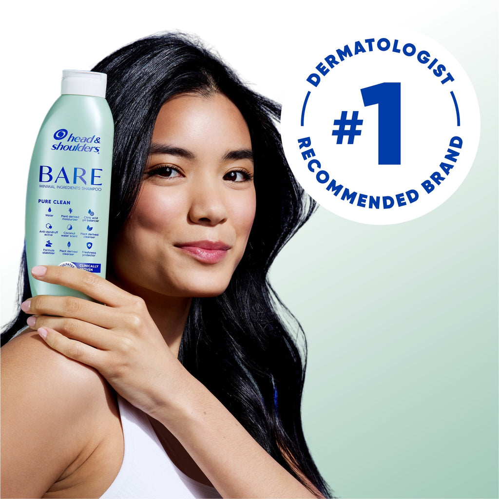 Head & Shoulders BARE Soothing Hydration Dandruff Shampoo Sulfate Free 13.5 fl oz