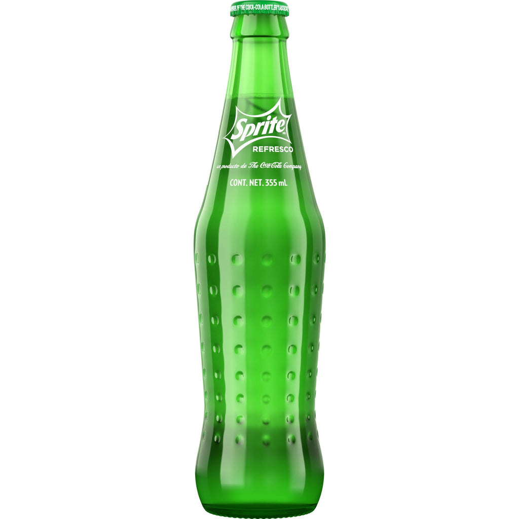 Sprite Lemon-Lime Caffeine Free Soda Pop Glass Bottle 355 mL 4 Pack