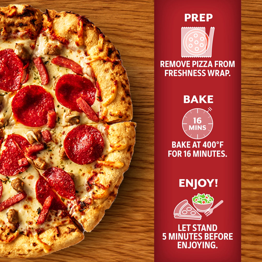 DiGiorno Italian Meat Trio Wood Fired Style Crust Frozen Pizza 16.9 Oz