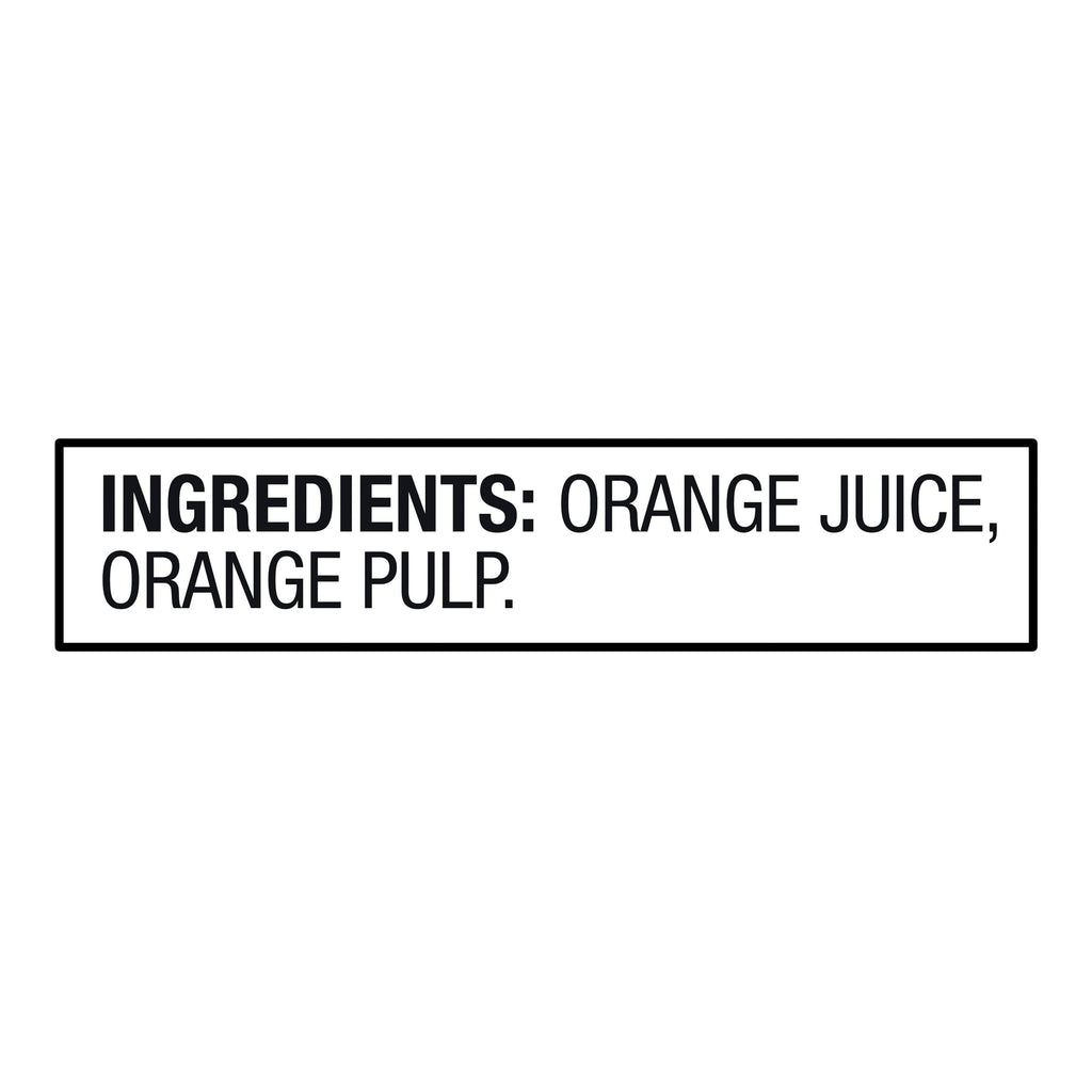 Great Value 100% Pasteurized Orange Juice With Pulp 52 fl oz