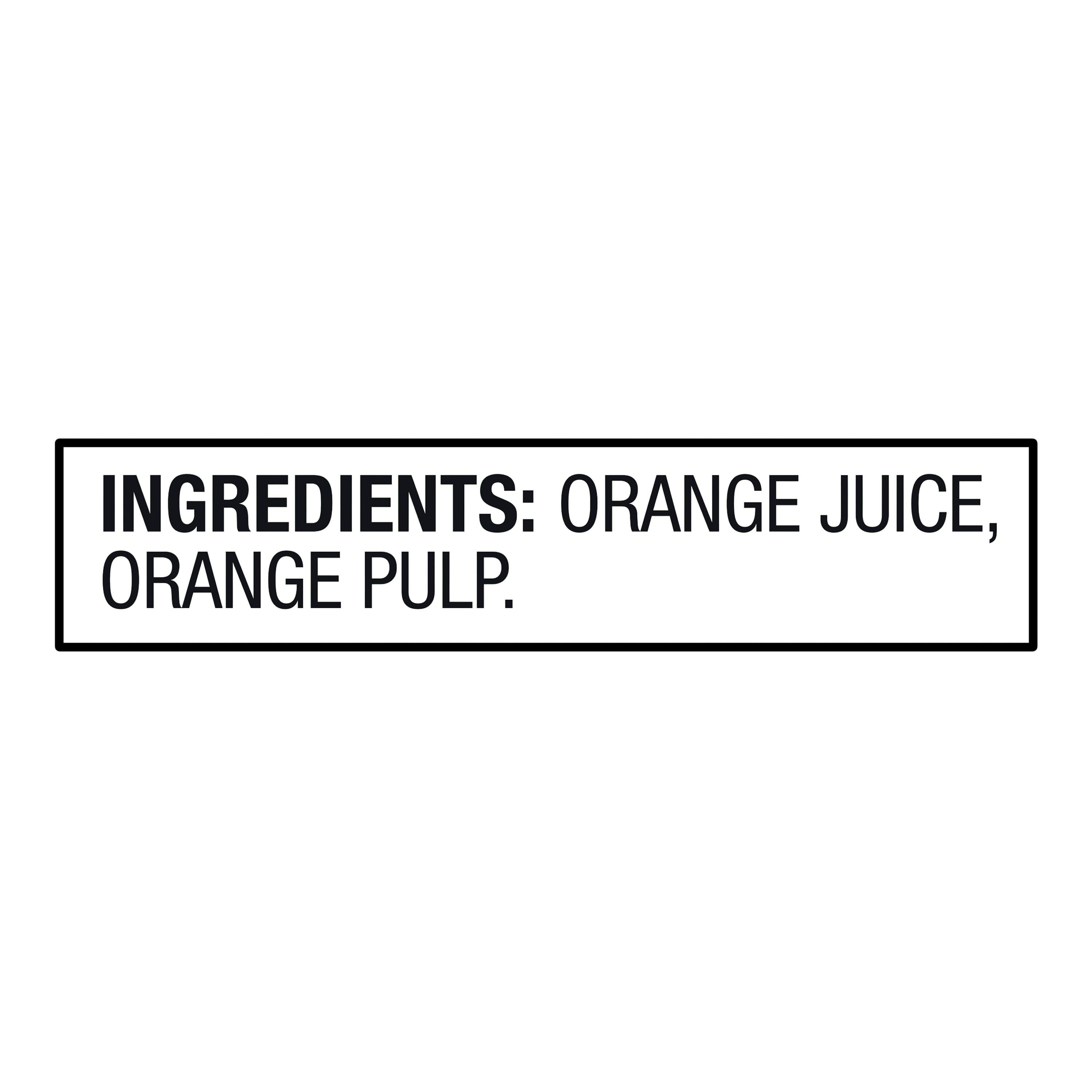 Great Value 100% Pasteurized Orange Juice With Pulp 52 fl oz