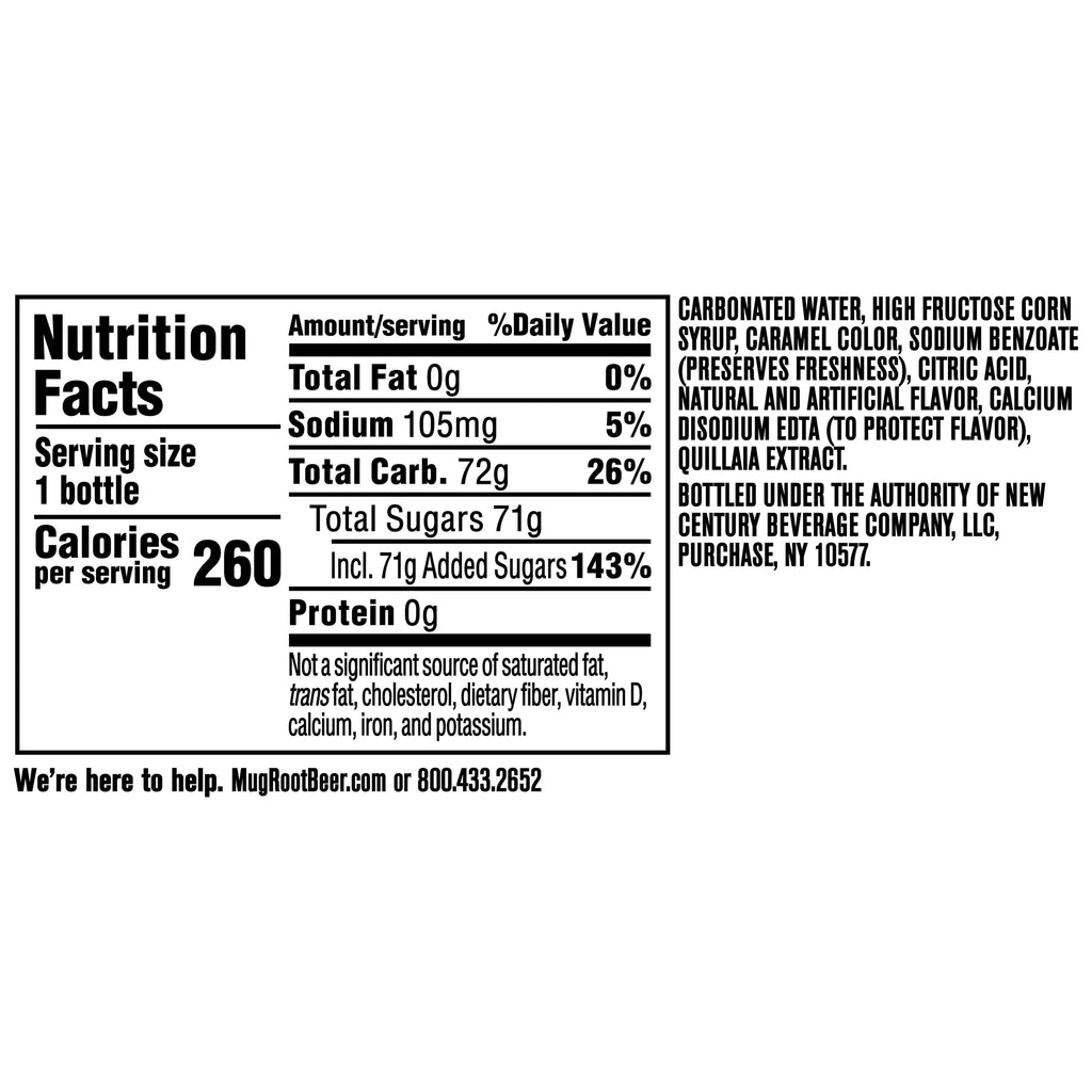 Mug Caffeine-Free Root Beer Soda Pop Bottle 20 Fl Oz Single