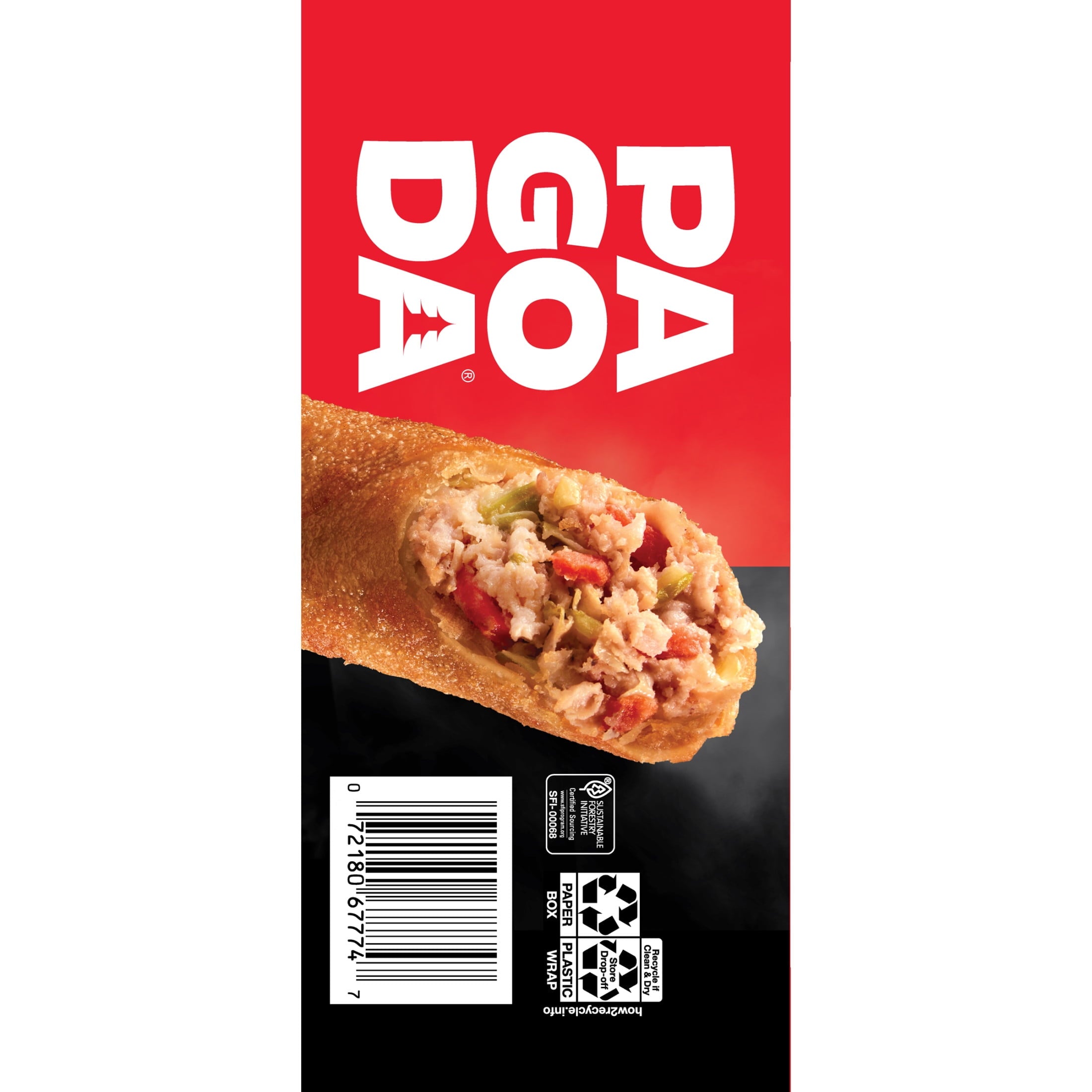 Pagoda Frozen Crunchy Crispy Pork Egg Rolls 22 Oz