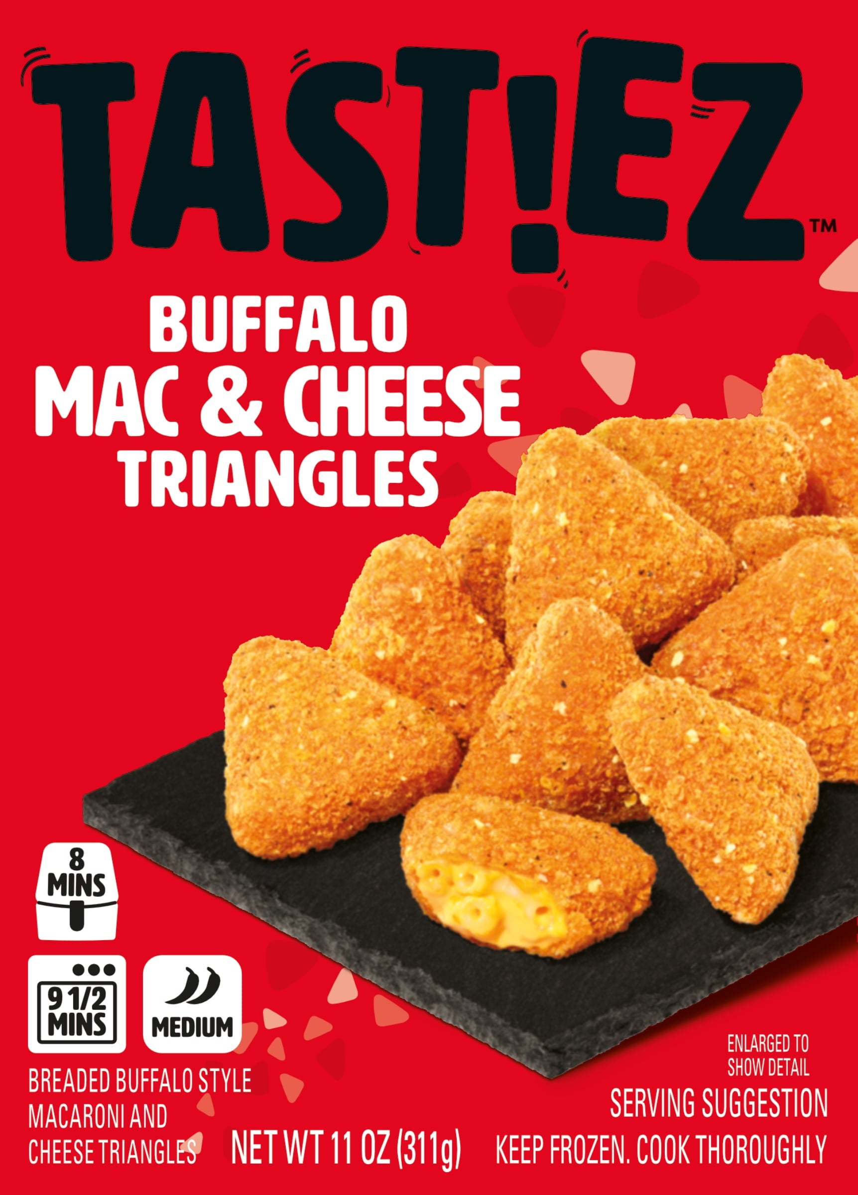 TAST!EZ Breaded Buffalo Mac & Cheese Bites Frozen 11 Oz