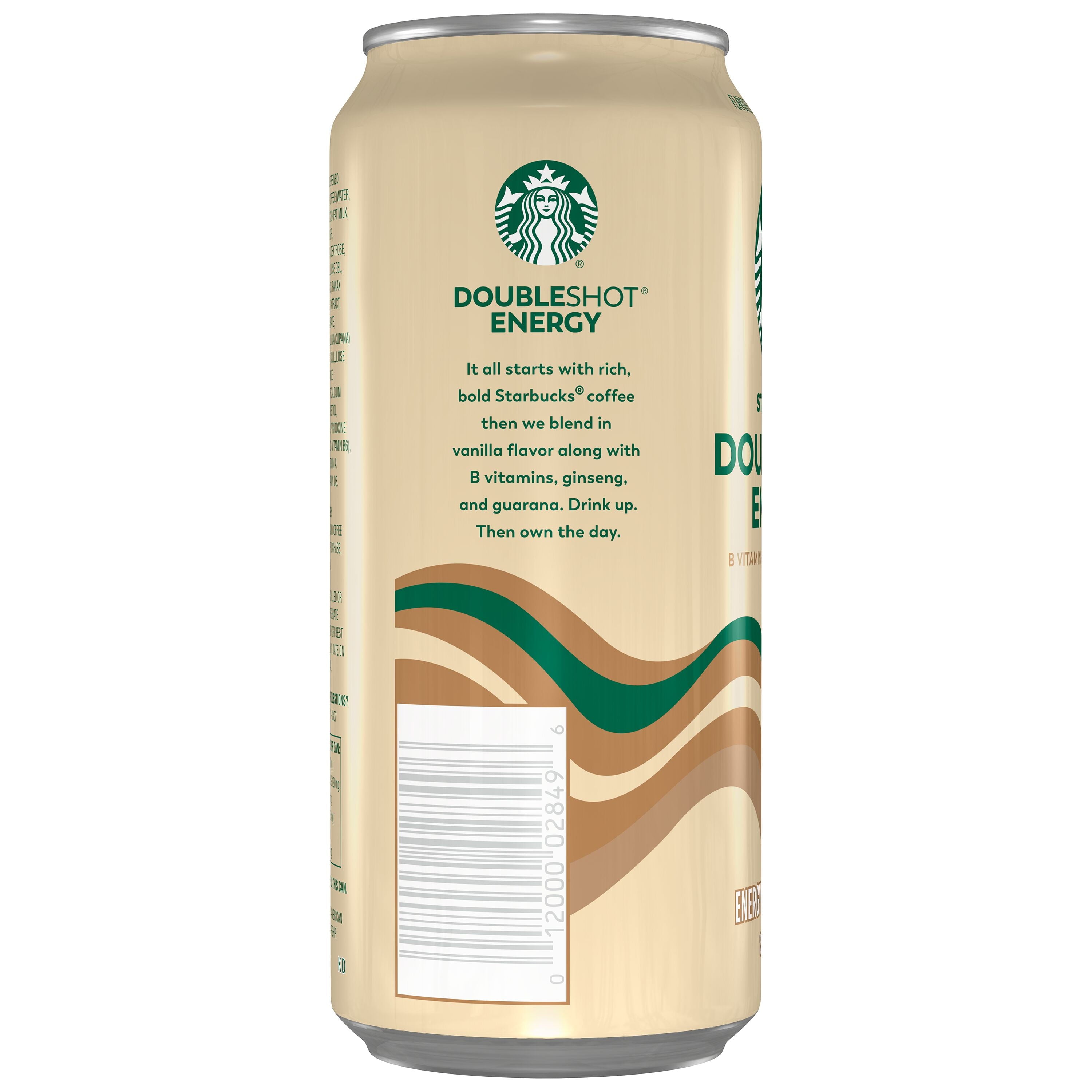 Starbucks Doubleshot Energy Vanilla Coffee Naturally Caffeinated Medium Roast Chilled Coffee Drink 15 fl oz Can