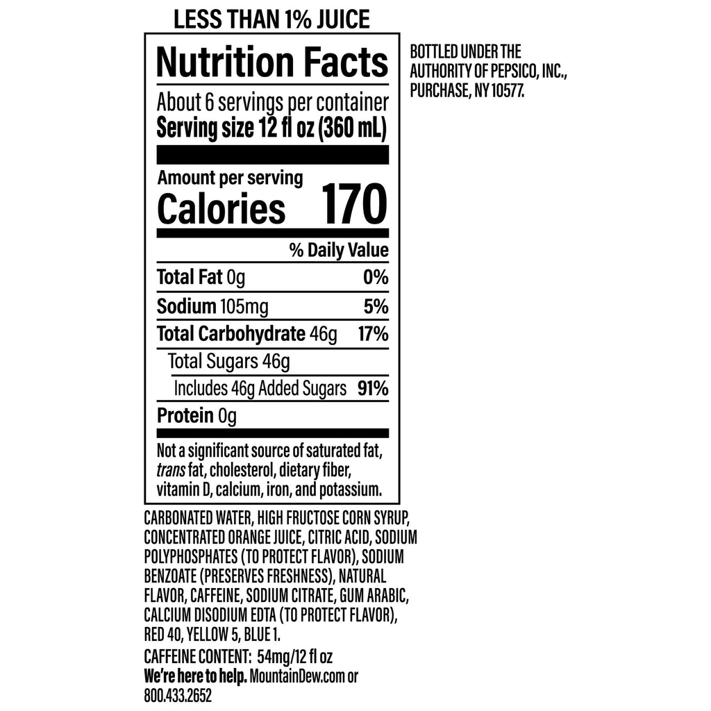 Mountain Dew Code Red Cherry Soda Pop Bottle 2 Liters