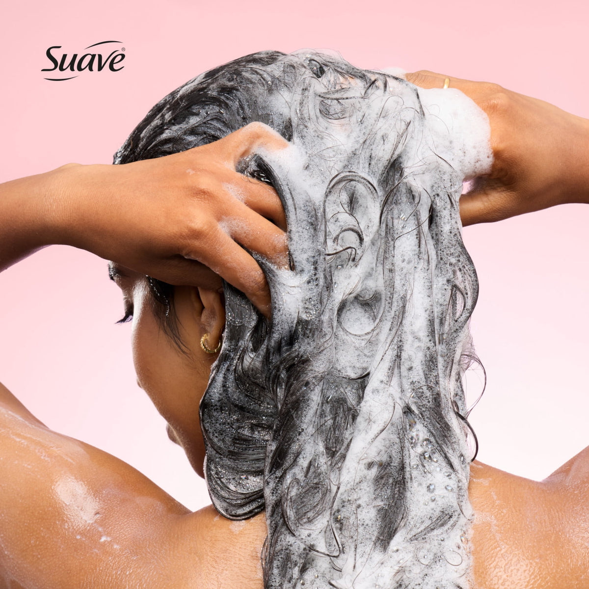 Suave Hydra Gloss Sulfate Free Shampoo with Glycolic Acid & Camellia Flower Oil 18 fl oz