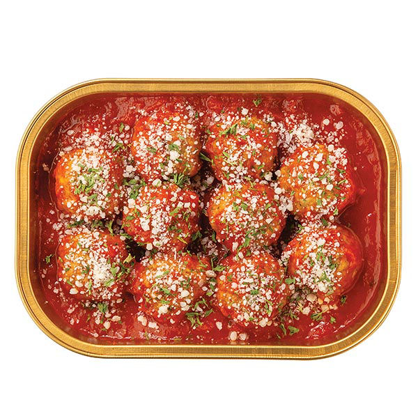 Wegmans Gold Pan Meatballs with Seasoned Tomato Sauce 9 Oz