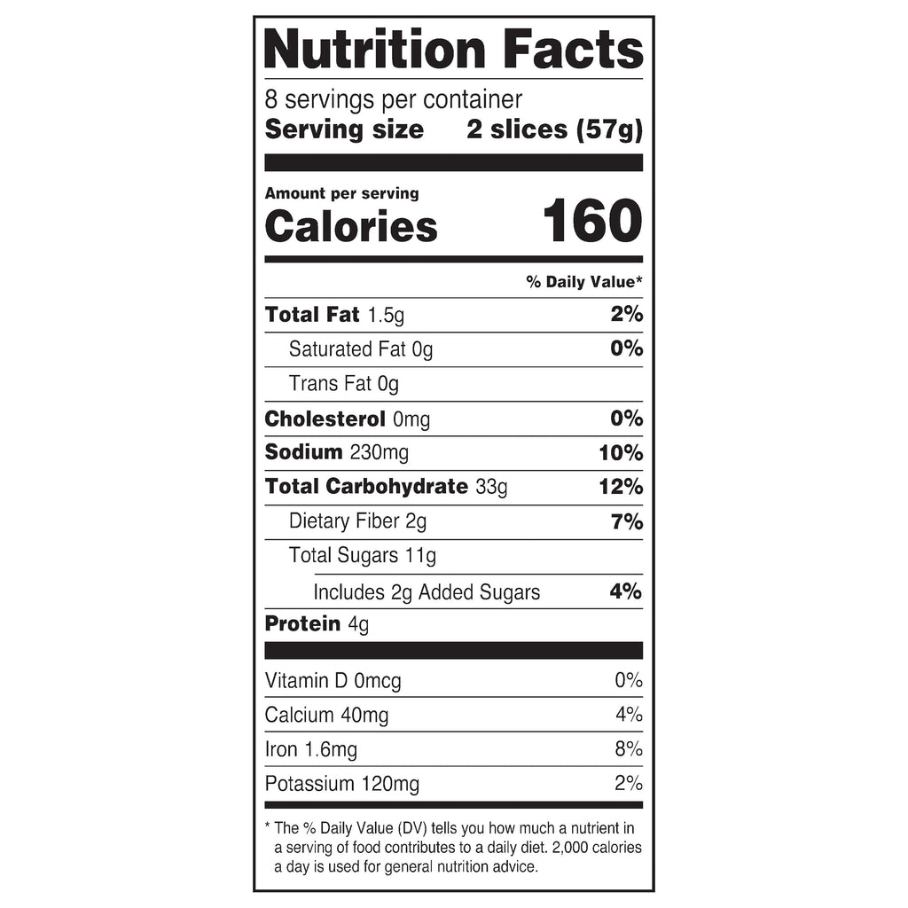 Pre-Sliced Cinnamon Raisin Bread Loaf 16 Oz 1 Count Great Value