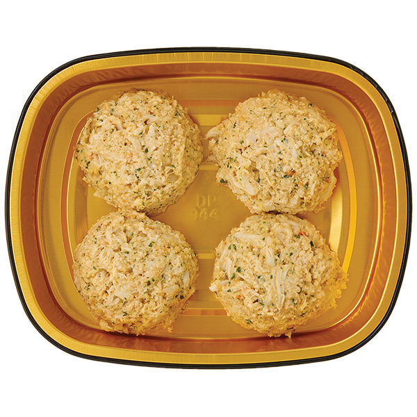 Wegmans Gold Pan Signature Crab Cakes 4 Pack 16 Oz