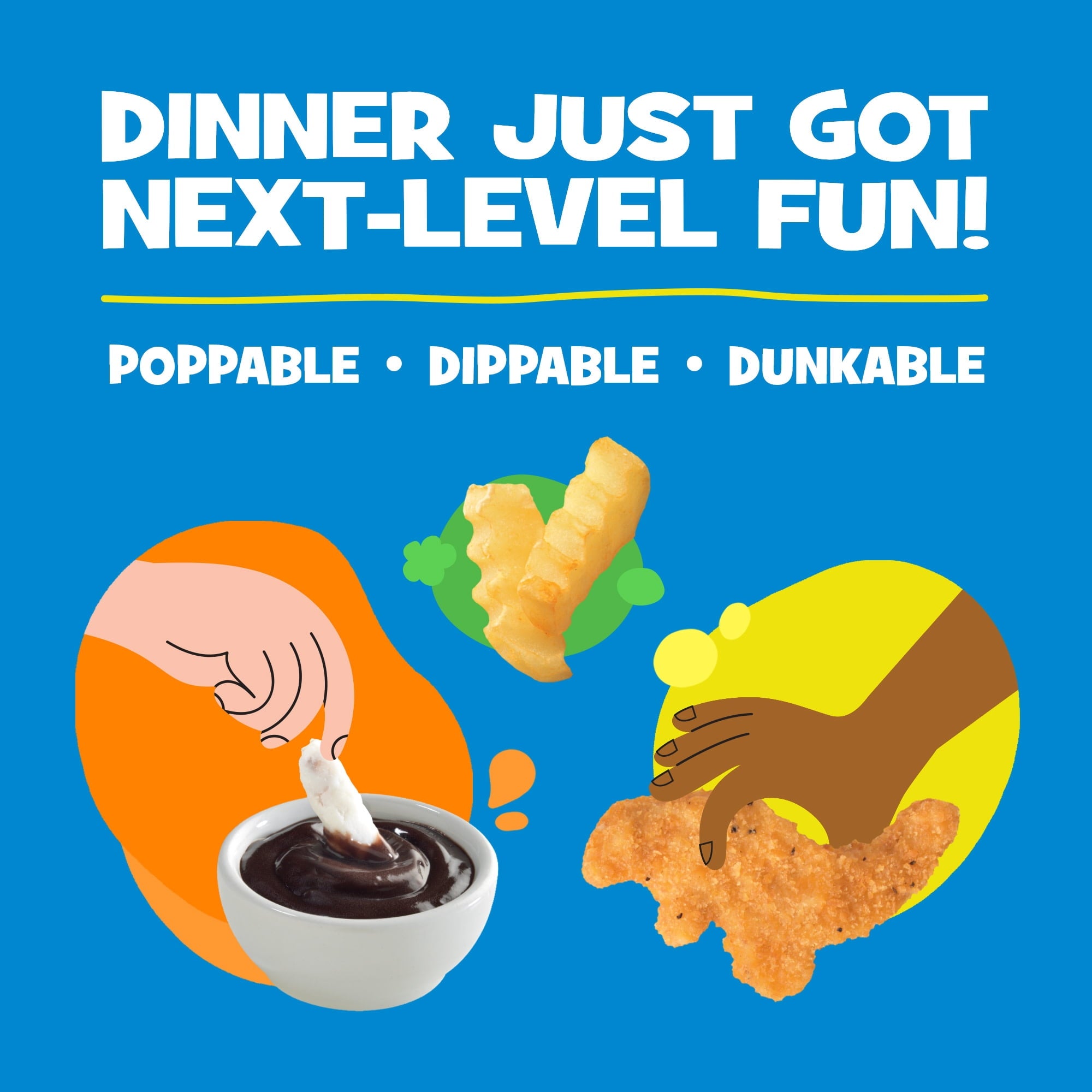 Kid Cuisine Level Up Dino Chicken Nuggets Frozen Meal 9.7 Oz