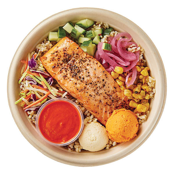 Wegmans Salmon Harissa Bowl 17 Oz