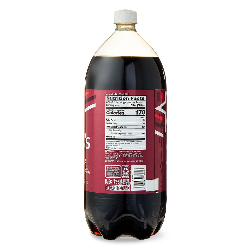 Sam's Choice Cherry Cola Soda Pop Bottle 2 L