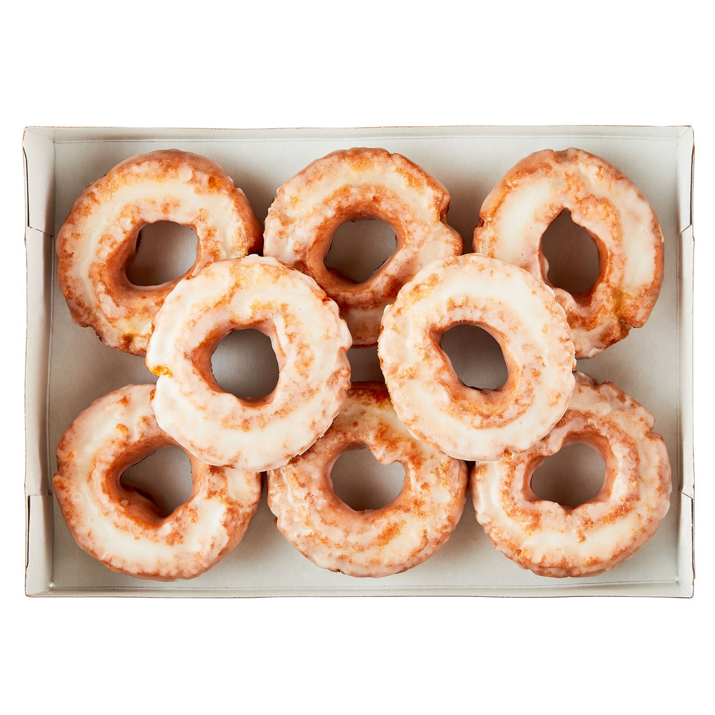 Glazed Sour Cream Donuts 20 Oz 8 Count Freshness Guaranteed