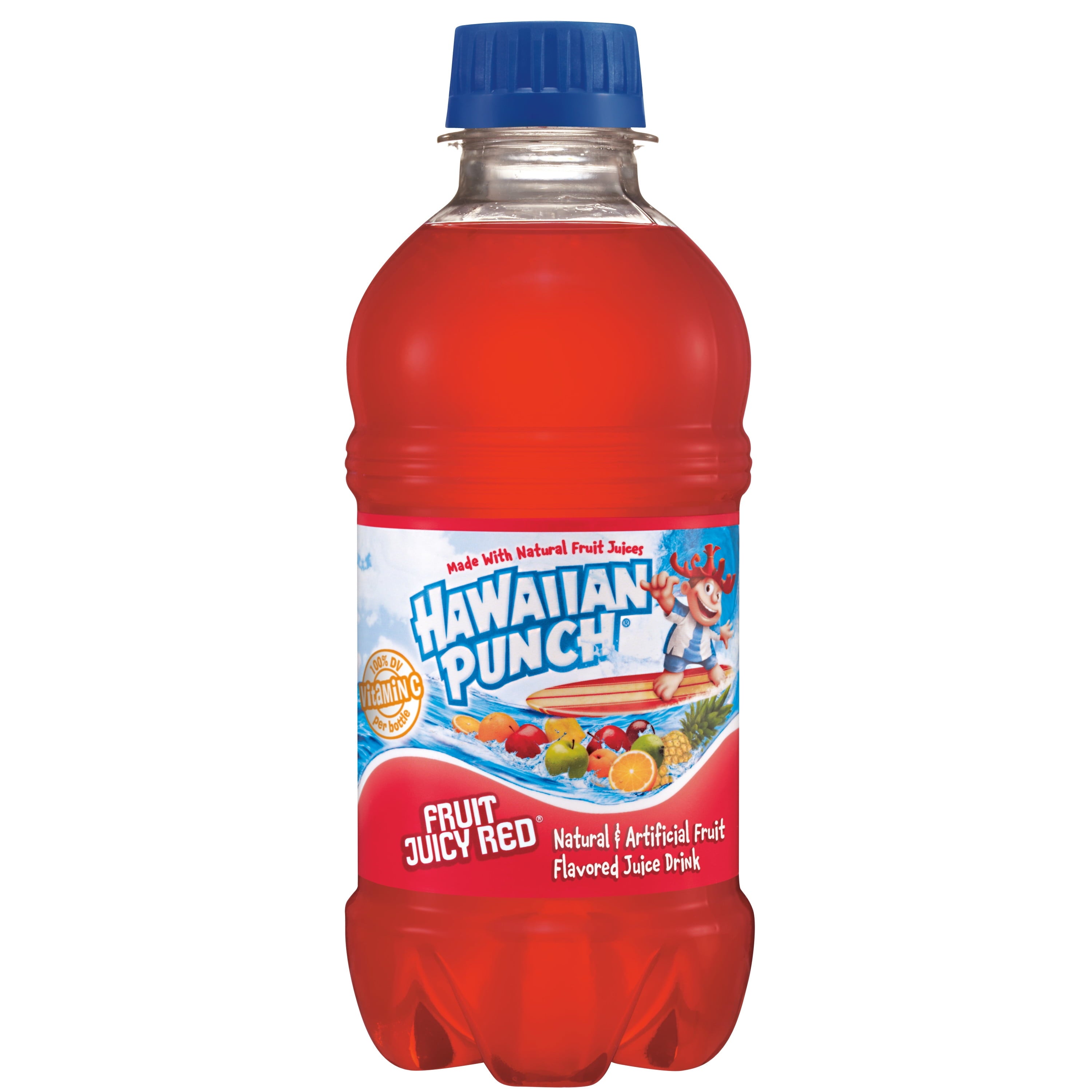 Hawaiian Punch Fruit Juicy Red Juice Drink 10 fl oz 6 Pack