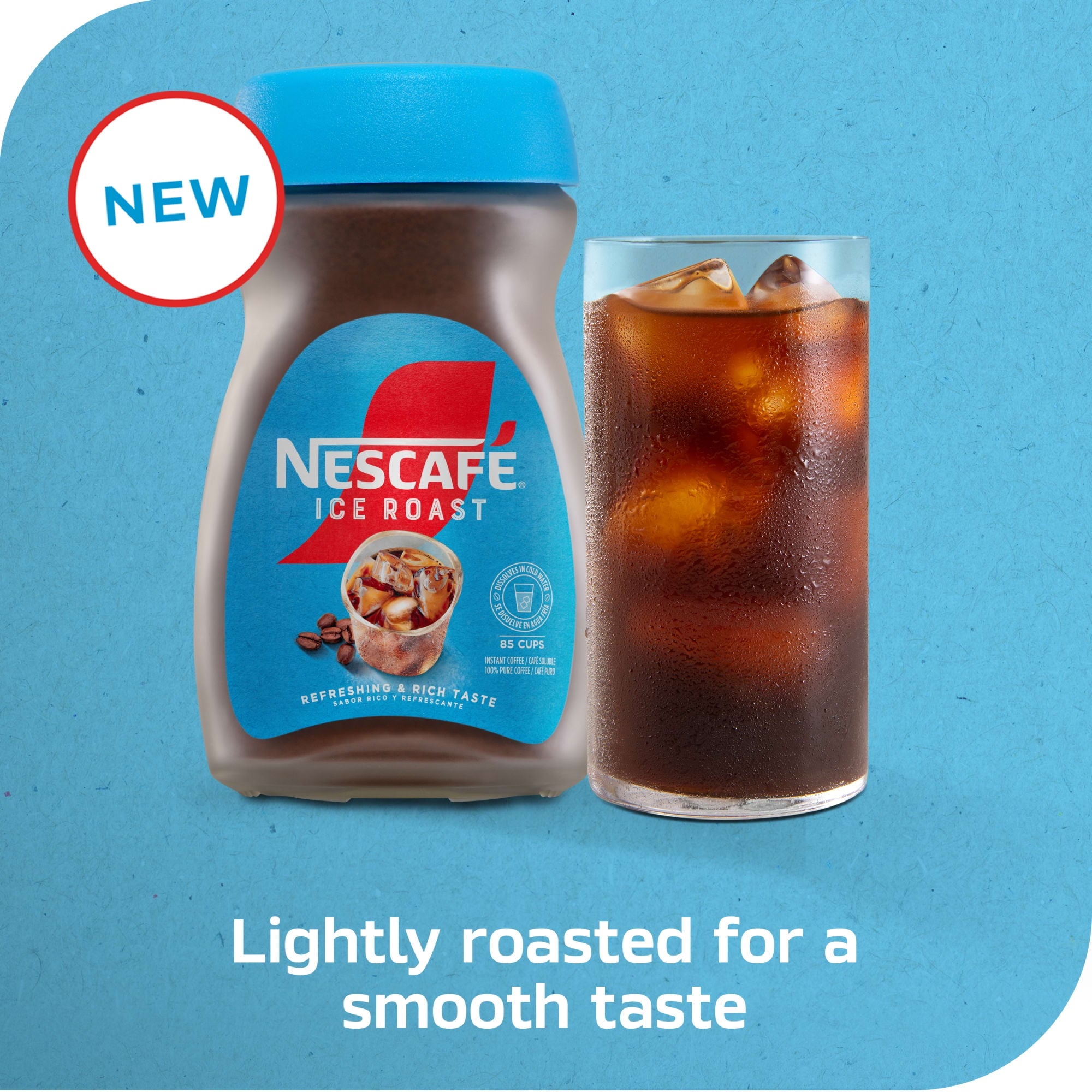 NESCAFÉ Ice Roast Naturally Caffeinated Light Instant Coffee 6 oz Canister