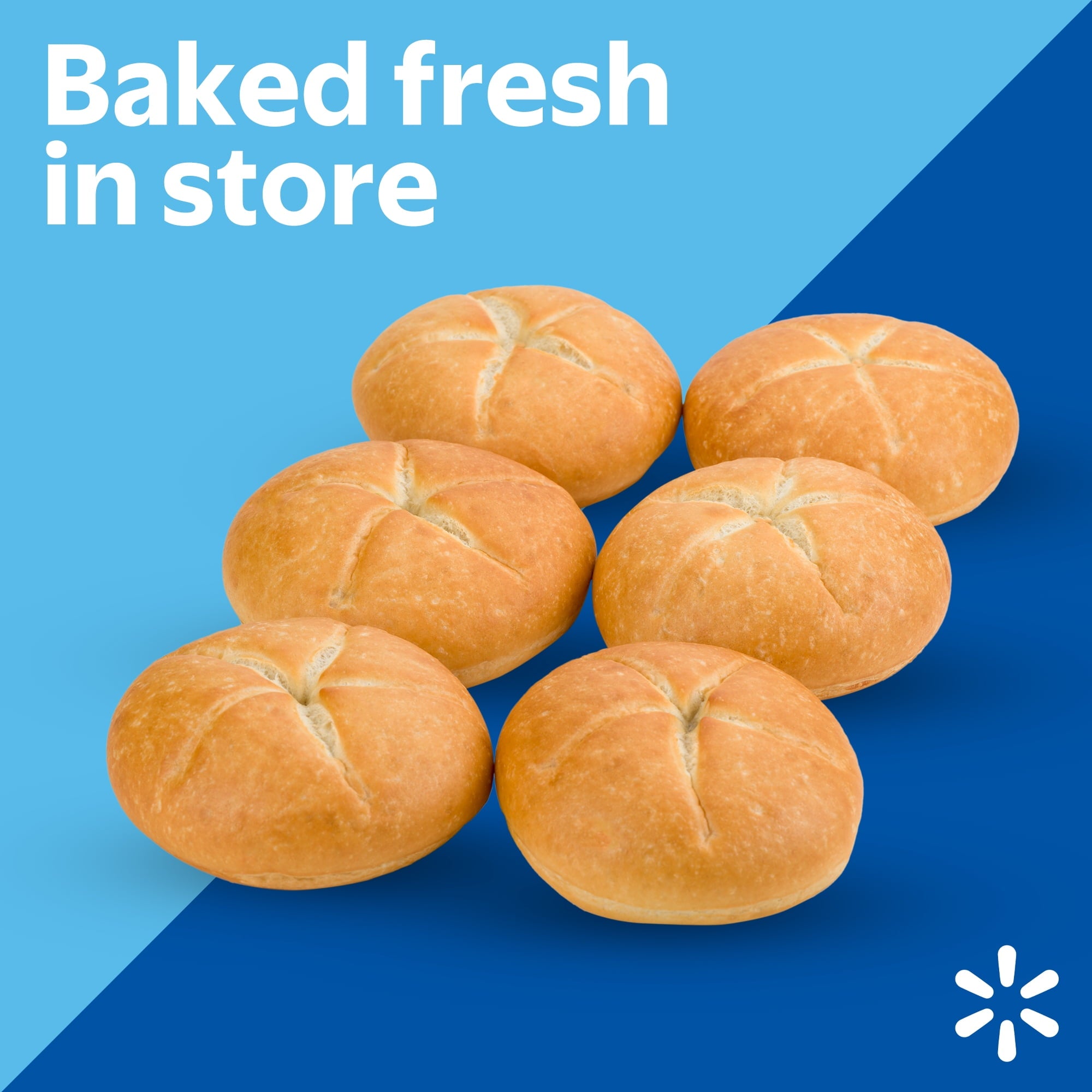 White Kaiser Rolls 11 Oz 6 Count