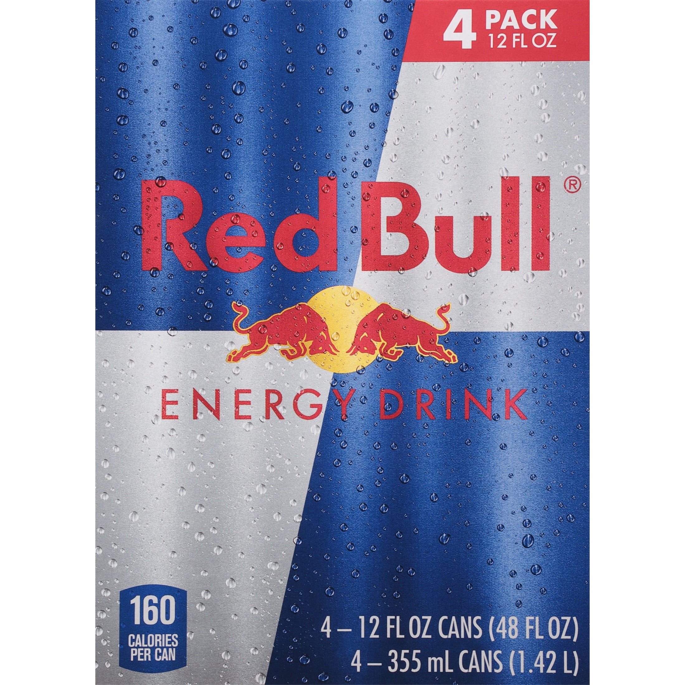 Red Bull Energy Drink Original 12 fl oz 4 Pack Cans