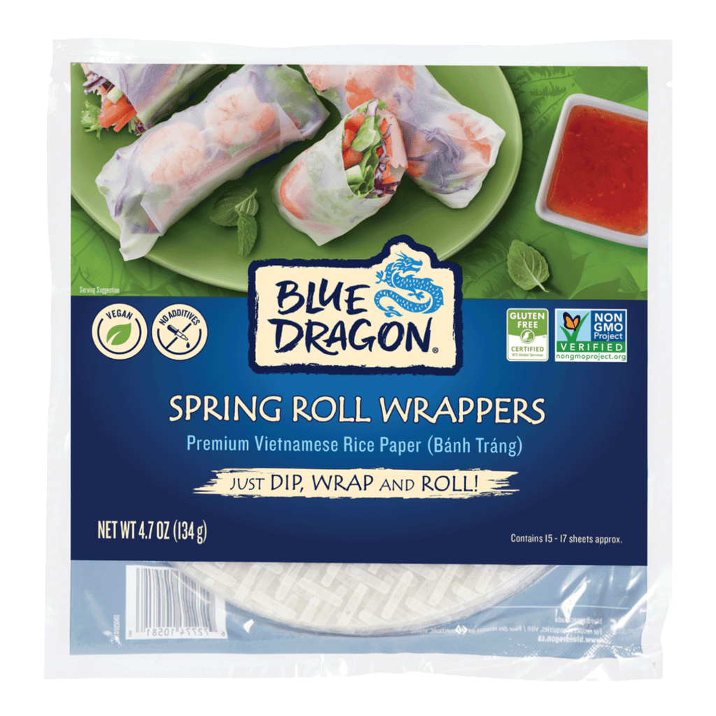 Spring Roll Wrappers 4.7 Oz 3 Pack Blue Dragon