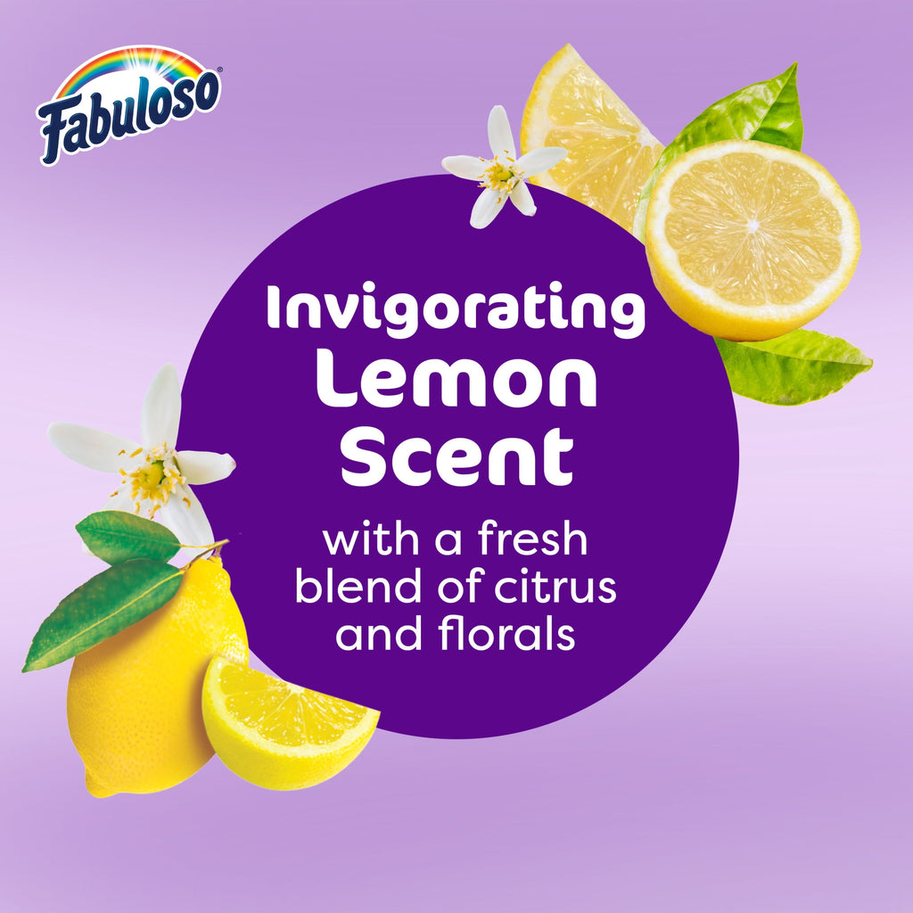 Fabuloso 2X Multi-Purpose Cleaner No Rinse Floor Cleaner Refreshing Lemon Scent 56 fl oz