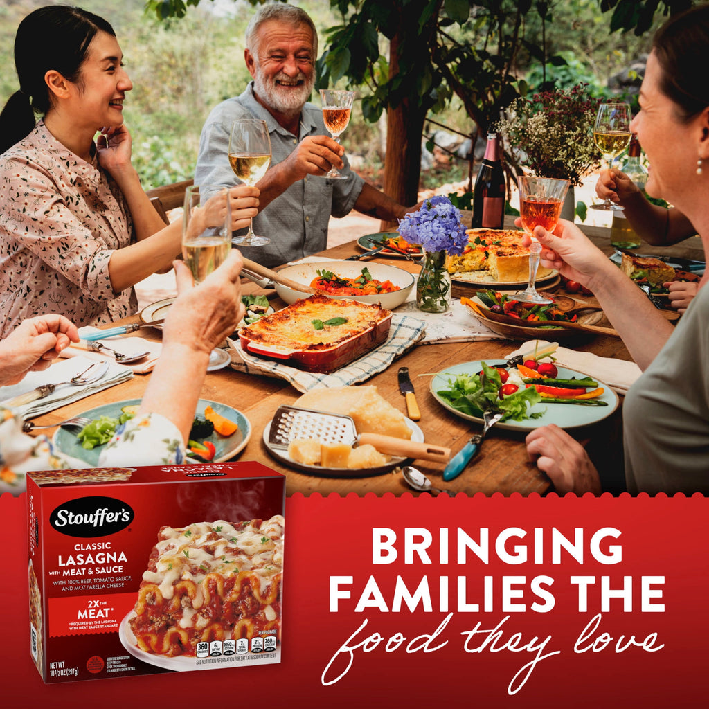 Stouffer's Lasagna With Meat & Sauce Frozen Single Serve 10.5 Oz