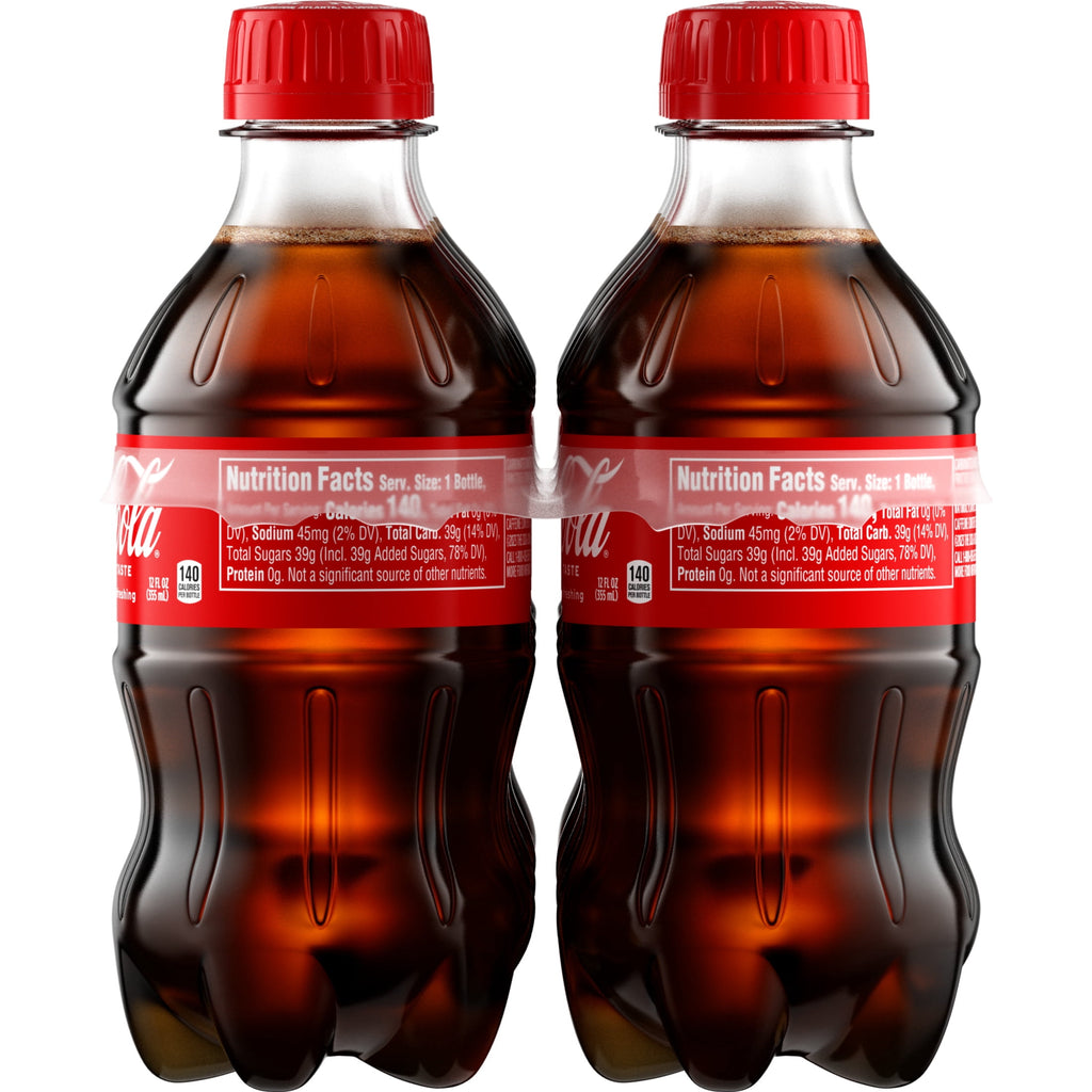 Soda Pop Bottles 12 Fl Oz 8 Pack Coca-Cola