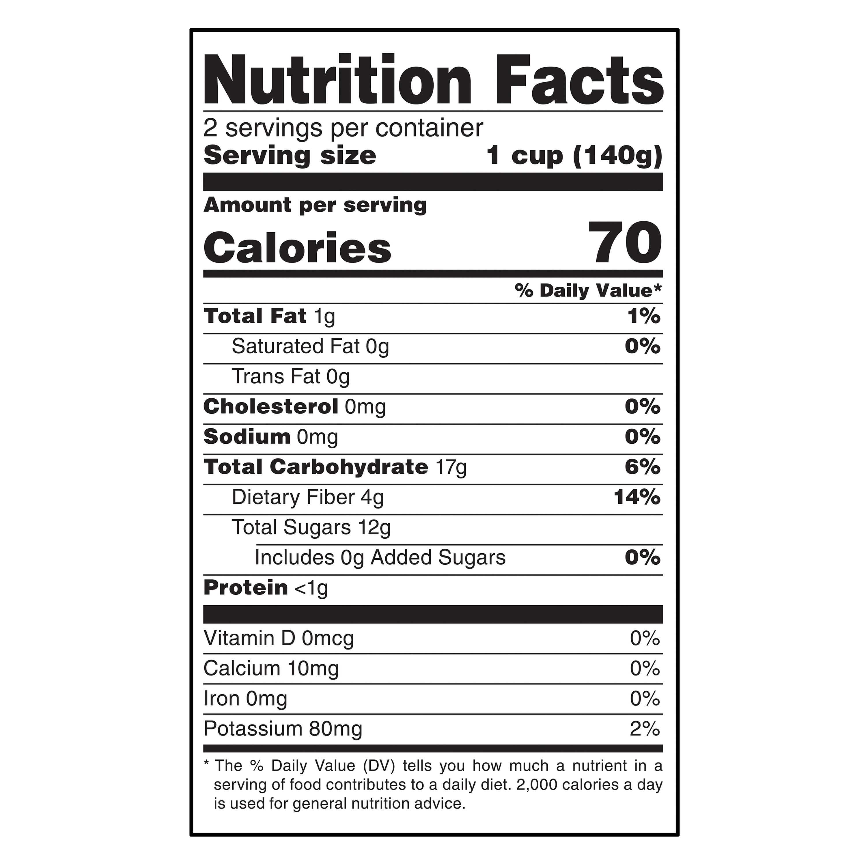 Great Value Organic Blueberries Frozen 10 Oz