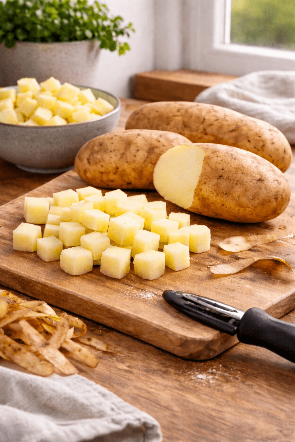 Jumbo Russet Potatoes Whole Fresh 8 Lb Bag