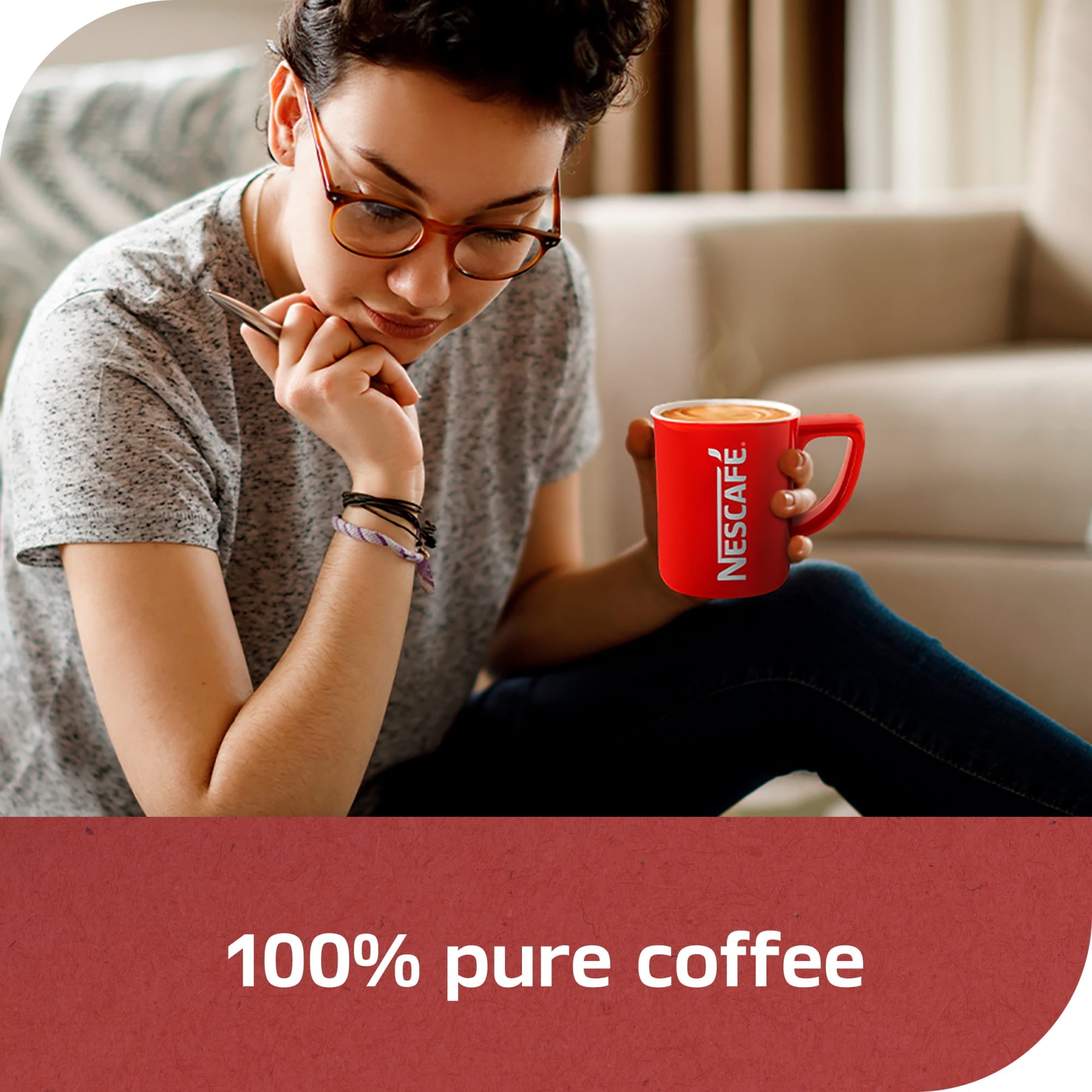 NESCAFÉ CLÁSICO Naturally Caffeinated Dark Roast Instant Coffee 7 oz Jar