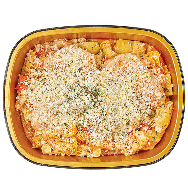 Wegmans Gold Pan Chicken Breast with Artichokes Tomato Bruschetta Panko Breadcrumbs Italian Cheese 2 Pk