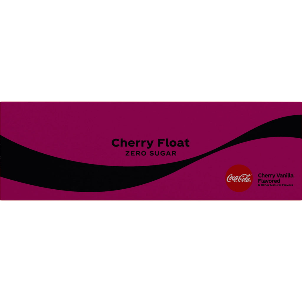 Zero Sugar Cherry Float Soda Pop Fridge Pack Cans 12 Fl Oz 12 Pack Coca-Cola