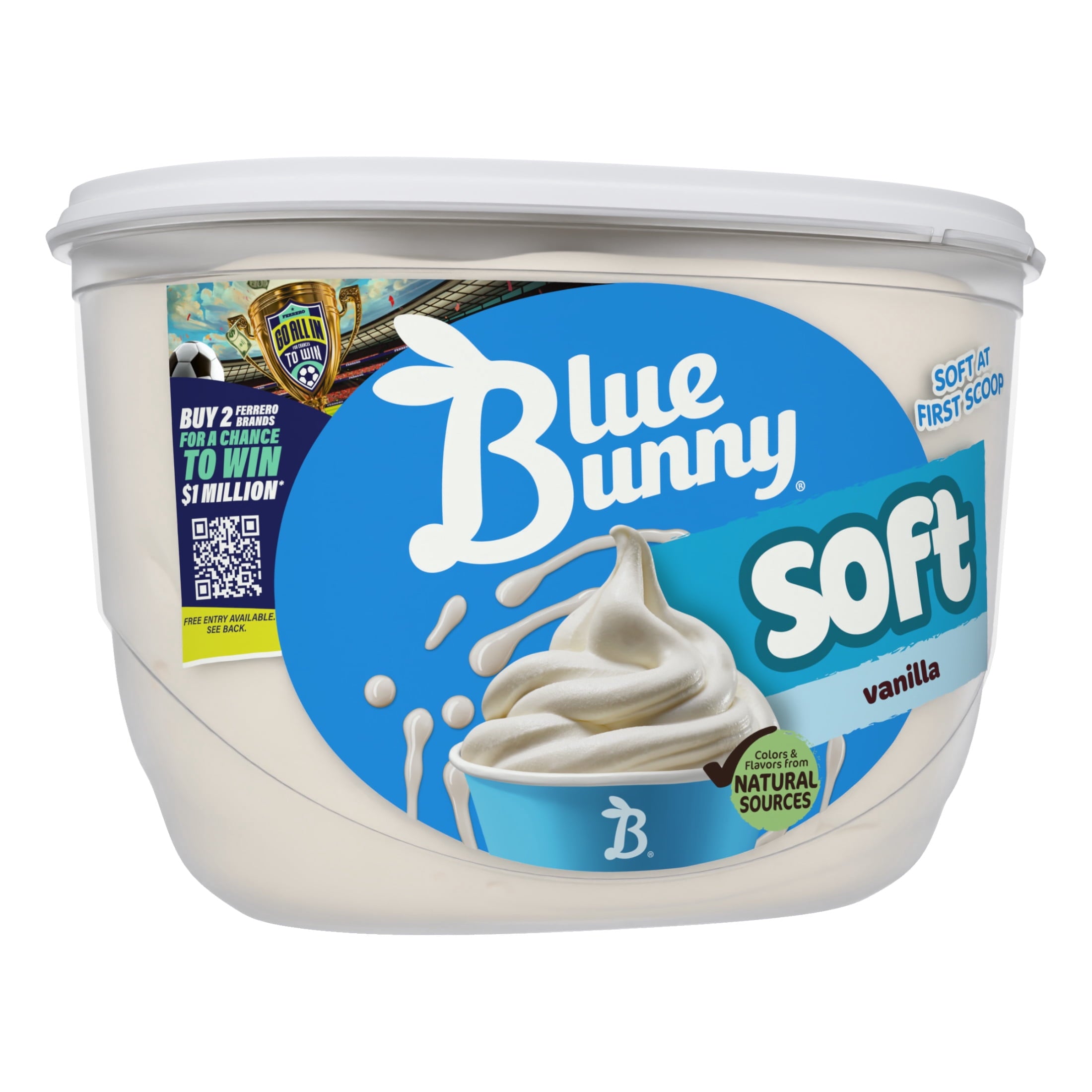 Blue Bunny Soft Vanilla Frozen Dairy Dessert 46 Fl Oz