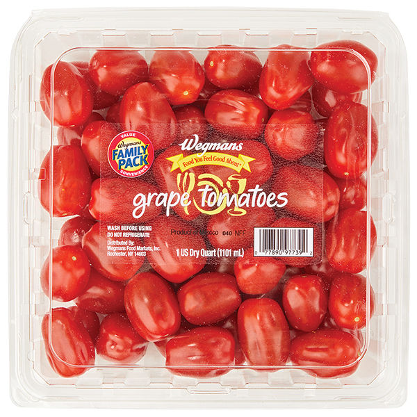 Wegmans Grape Tomatoes Family Pack 1 Qt