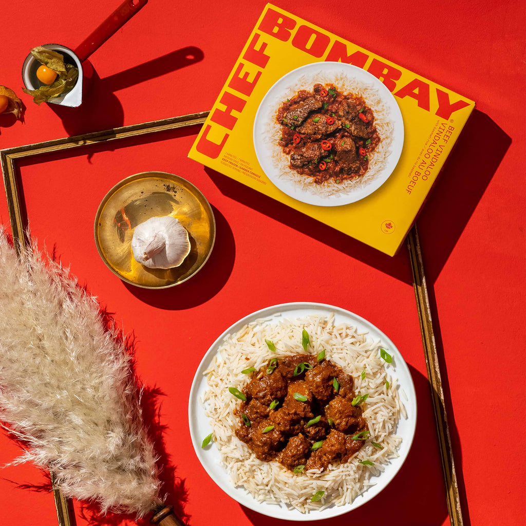 Chef Bombay Beef Vindaloo with Basmati Rice Frozen Meal 10 Oz