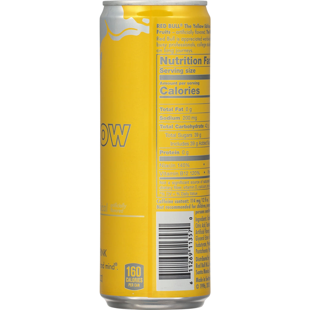 Red Bull Yellow Edition Tropical Energy Drink 12 fl oz Single Can