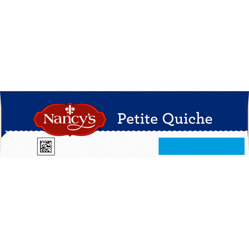 Nancy's Lorraine & Florentine Petite Quiche Frozen Snacks 22.4 Oz 32 Count