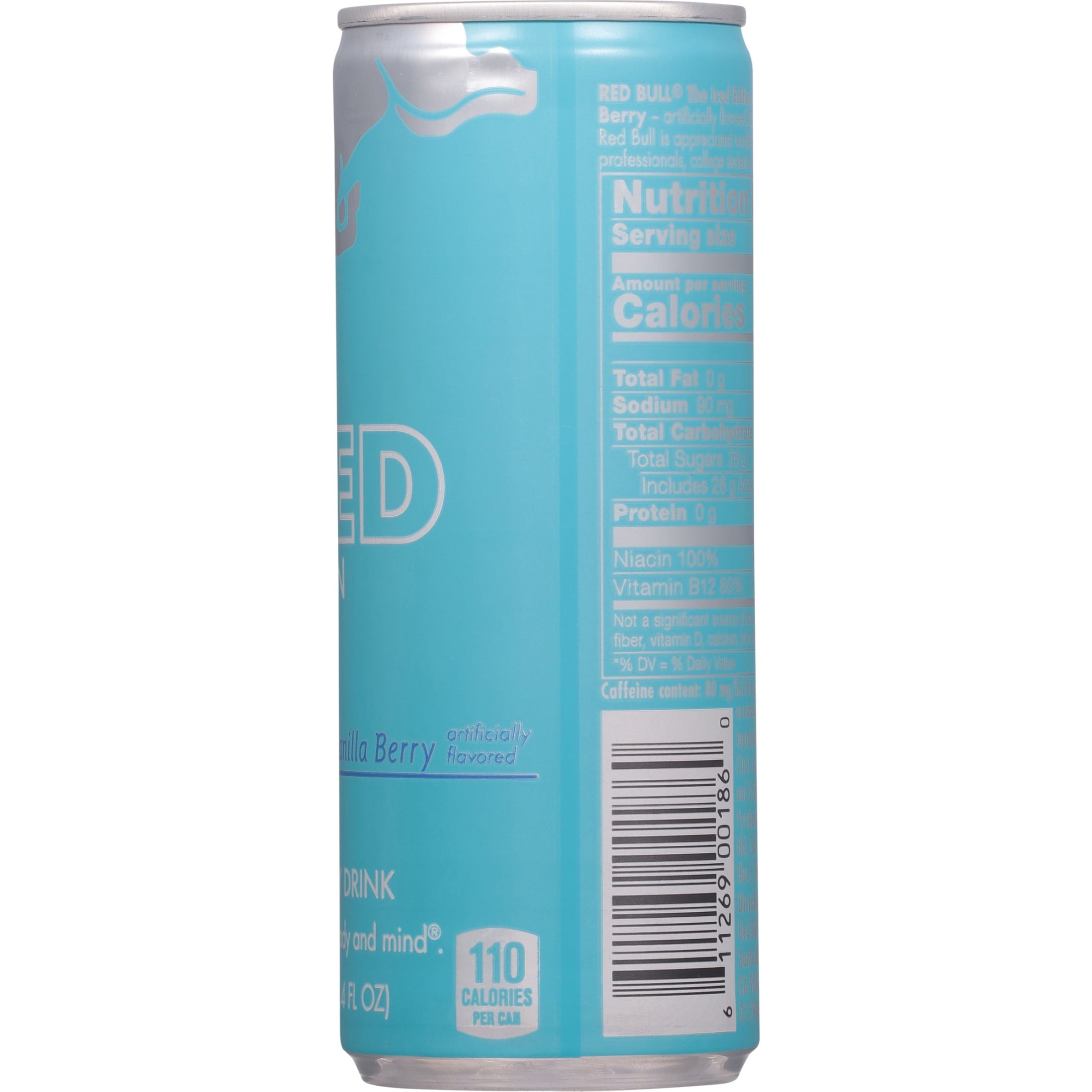 Red Bull Iced Edition Energy Drink Iced Vanilla Berry 8.4 fl oz Single Can