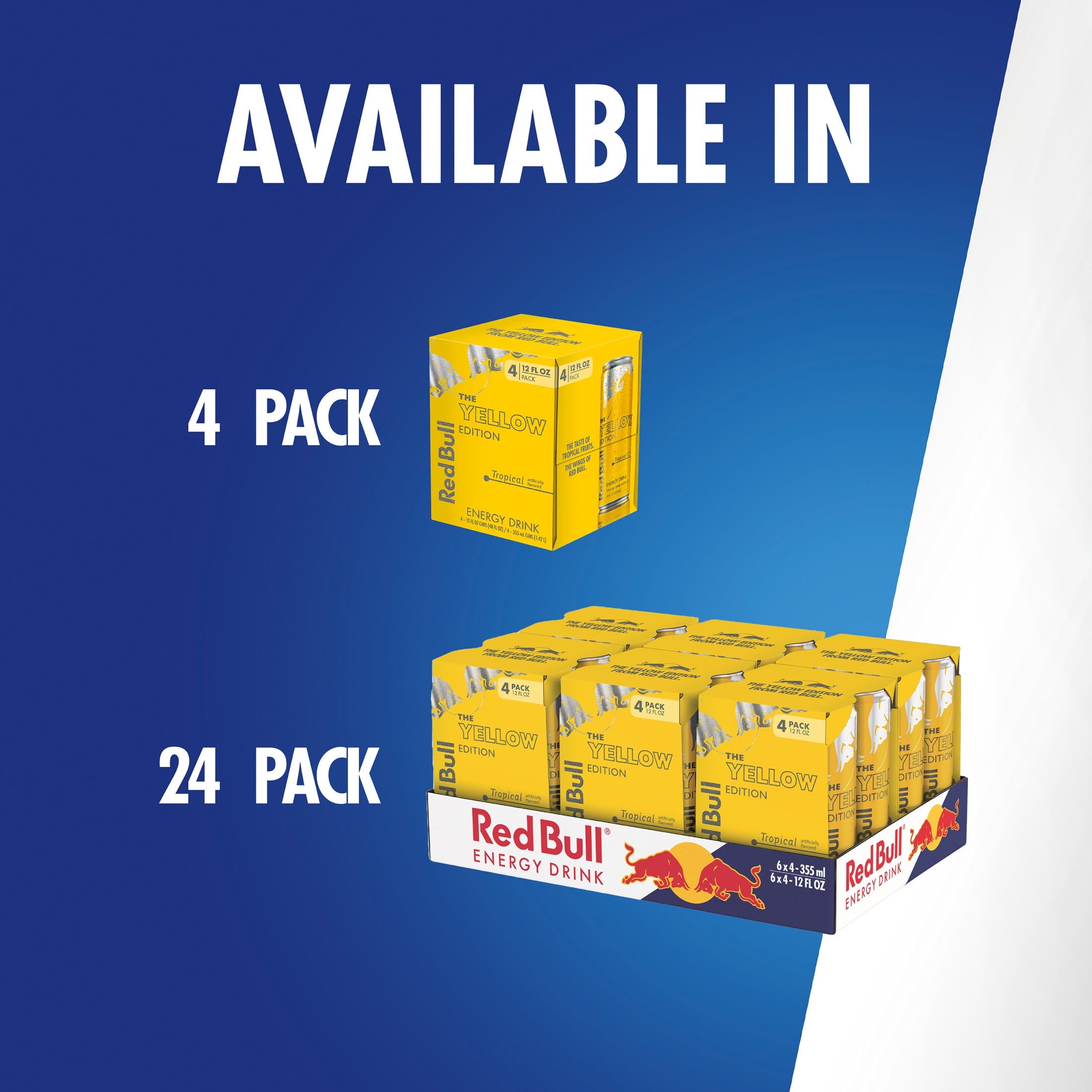 Red Bull Yellow Edition Tropical Energy Drink 12 fl oz Single Can