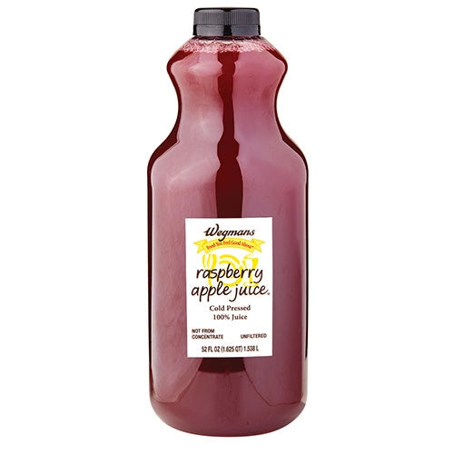 Wegmans Cold Pressed 100% Juice, Raspberry Apple 52 fl. oz.