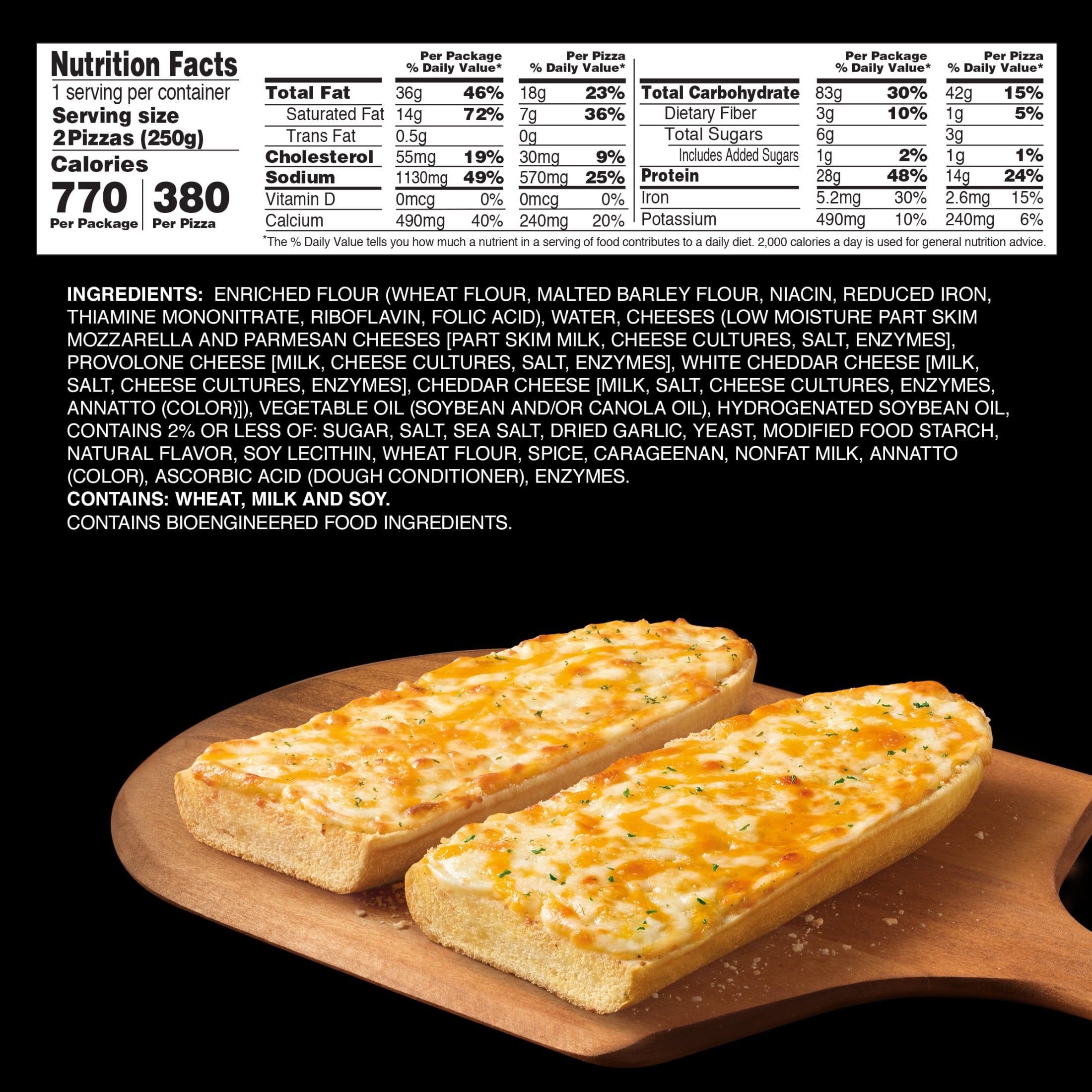 Red Baron 5 Cheese & Garlic French Bread Frozen Pizza 8.8 Oz 2 Pack