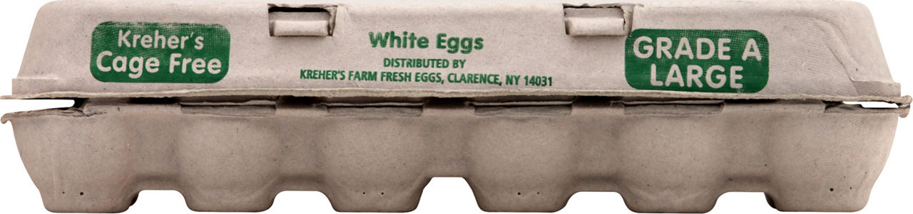 Kreher Family Egg Farms Cage Free Grade A Large White Eggs 12 Count